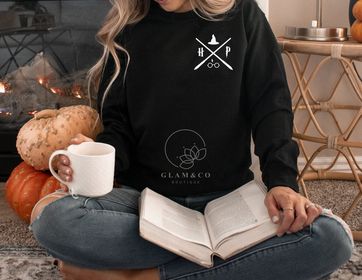 Sweater Crewneck Noir ''Baguettes Magiques'' ***PRÉ-COMMANDE***