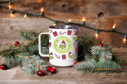 Tasse à café isotherme ''Noël Vert''