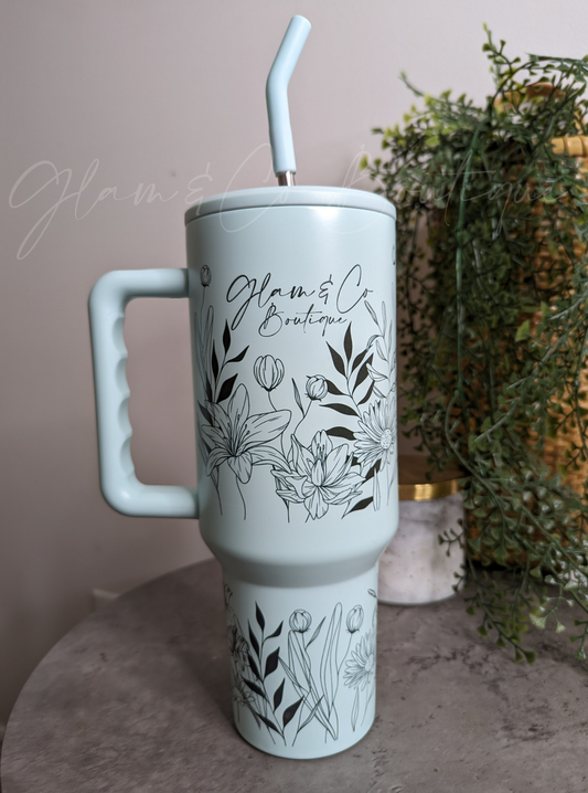 Tasse de voyage isotherme ''Fleurs Sauvages''