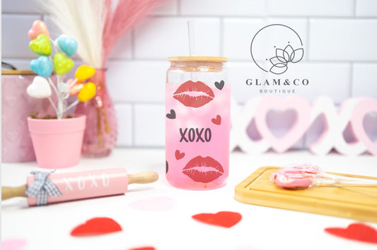 Verre Givré Bambou ''XOXO''