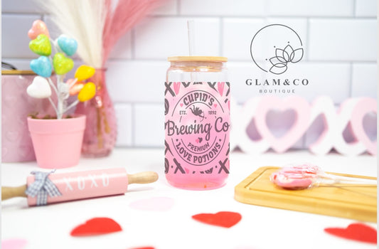 Verre Givré Bambou '' Potion d'Amour''